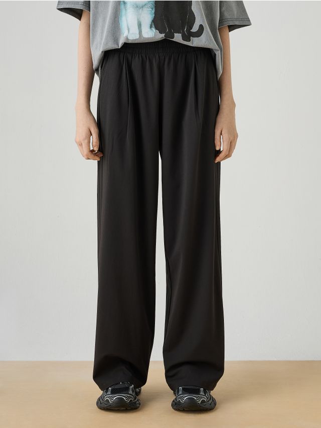 LOOSE TROUSERS WITH ELASTIC WAISTBAND