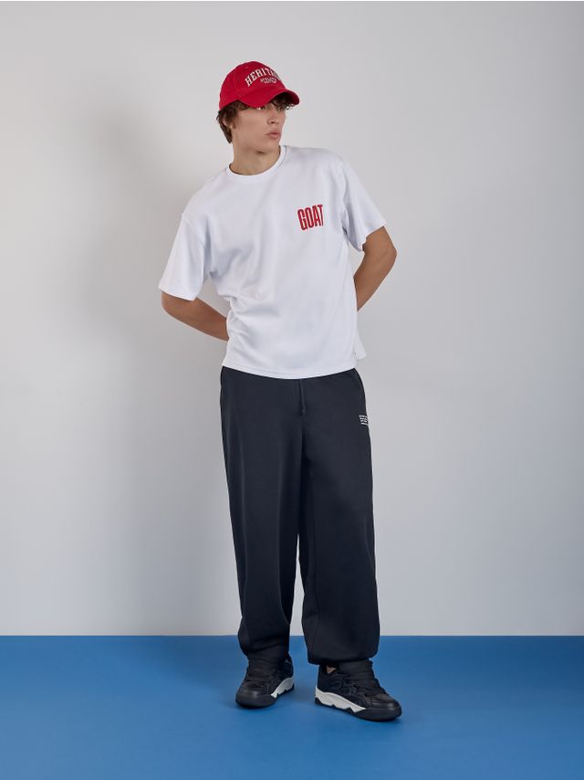BAGGY JOGGER TROUSERS WITH PRINT