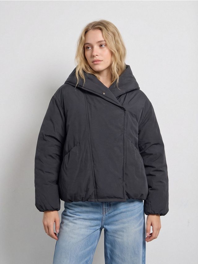 ASSYMETRICAL PLACKET JACKET
