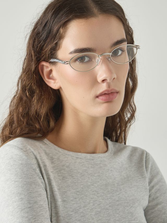 SILVER RIM GLASSES