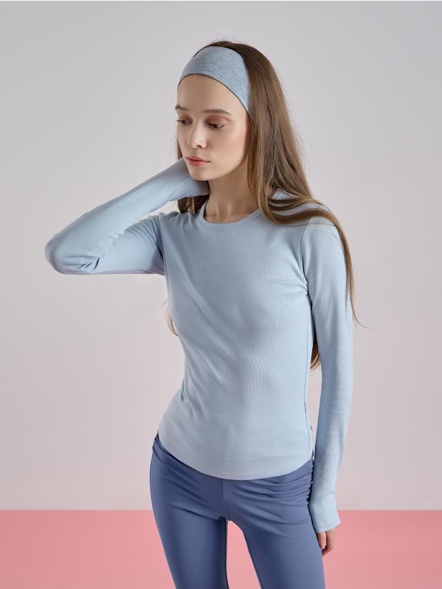 ROUND NECK LONGER LENGTH LONGSLEEVE