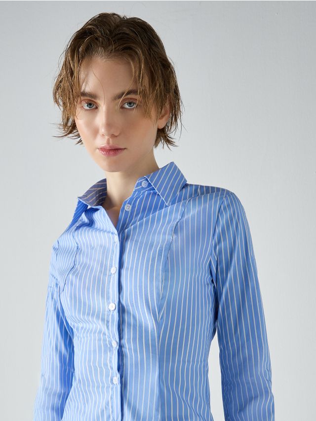 FITTED POPLIN SHIRT