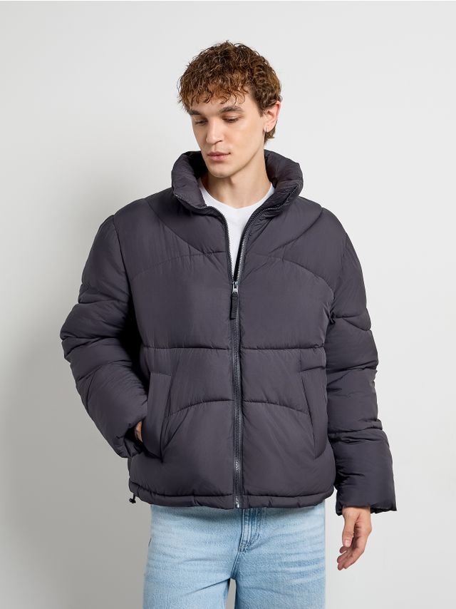 PADDED HOODED PUFFY JACKET