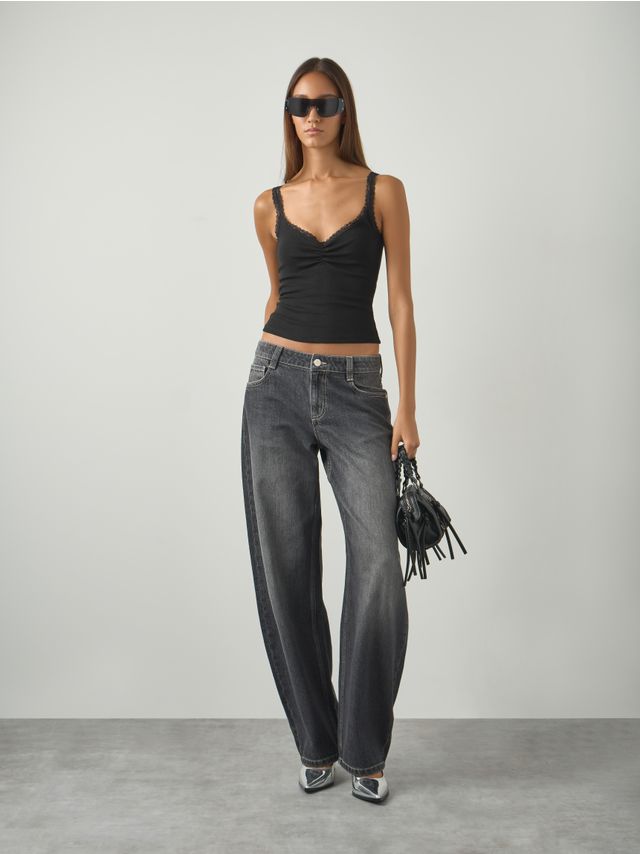 BAGGY BARREL JEANS
