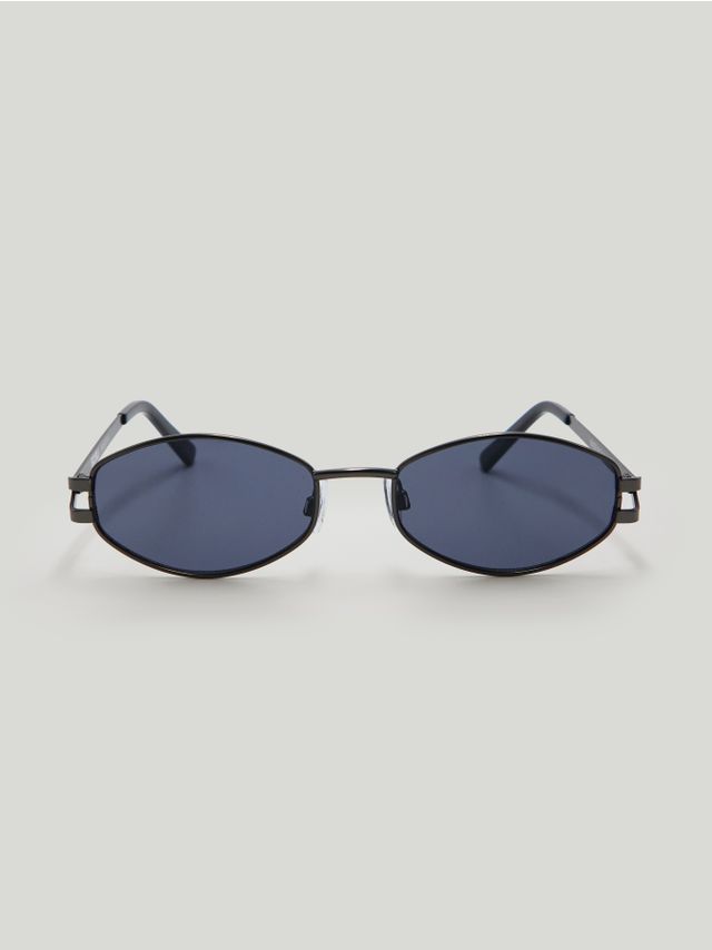 DARK OVAL SUNGLASSES