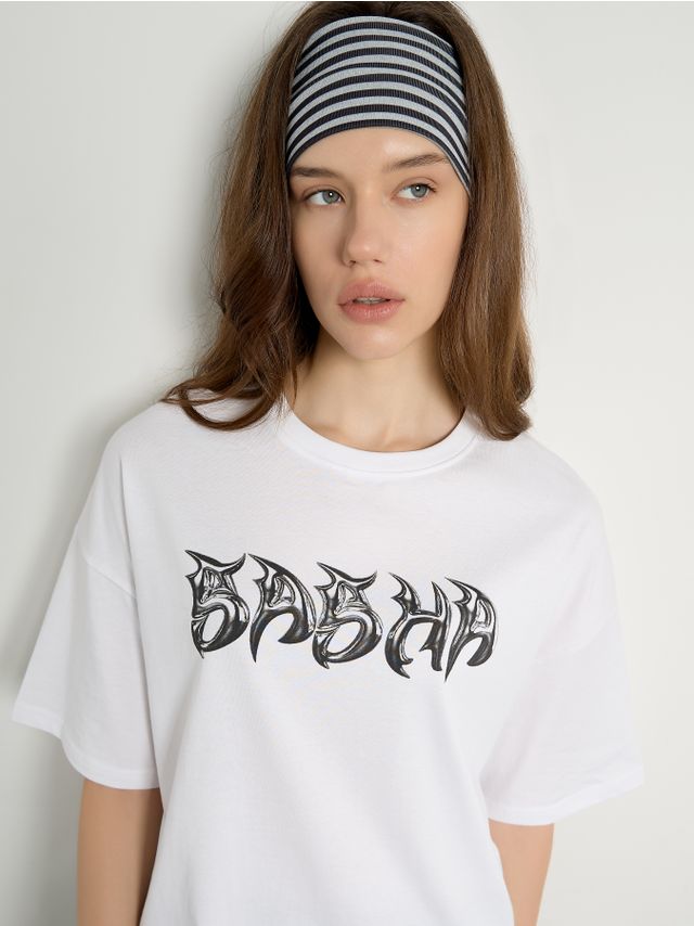 ФУТБОЛКА С ПРИНТОМ ECRU x BRATZ
