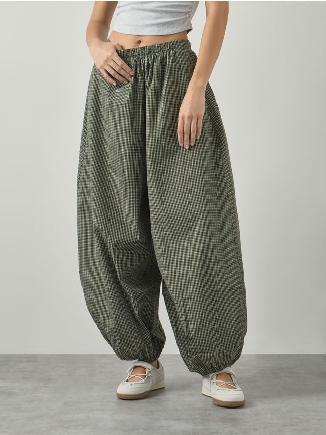 SAROUEL CHECKED TROUSERS