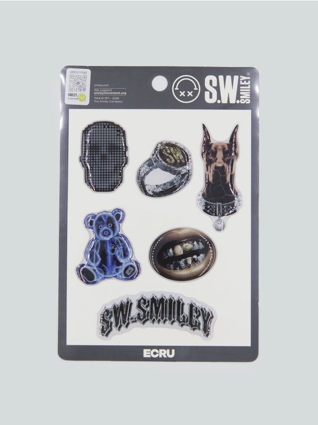 GOTHIC STICKER-PACK SMILEY