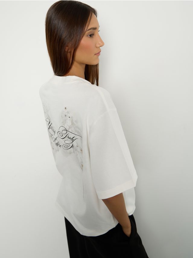 ROUND NECK PRINTED TEE