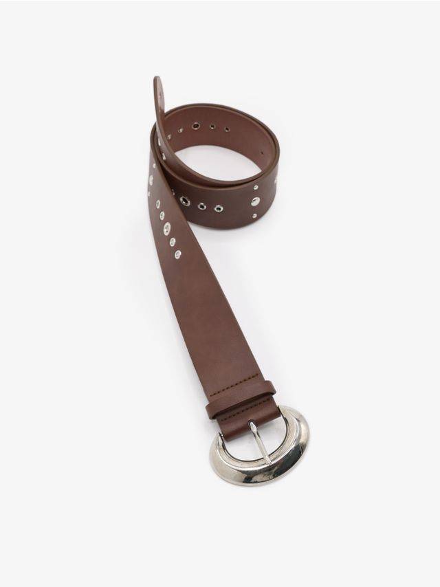 WIDE BELT WITH CHUNKY BUCKLE