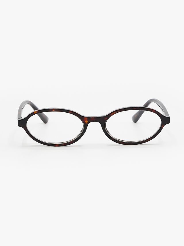 OVAL TORTOISE SHELL GLASSES