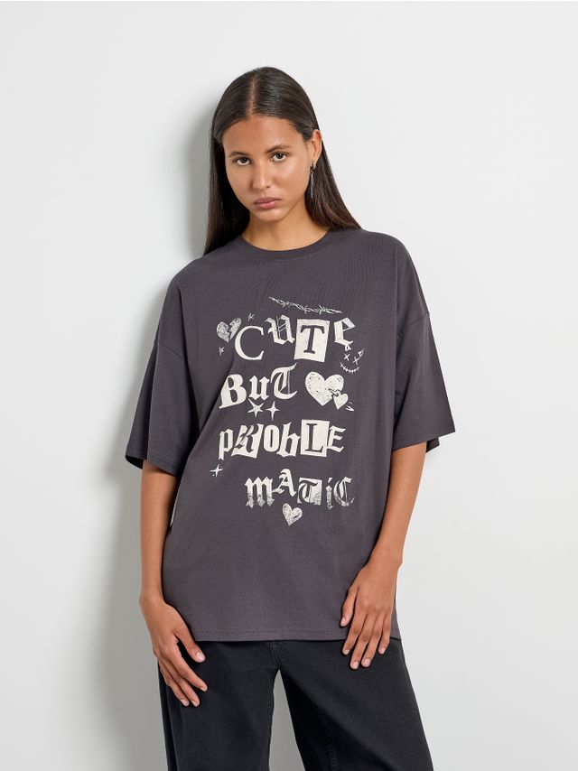 ROUND NECK PRINTED TEE