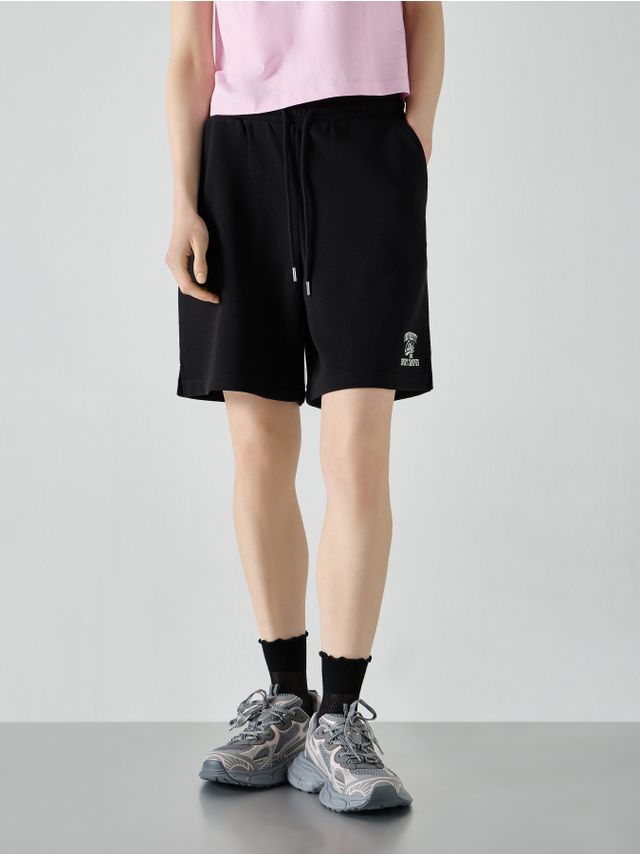 BASIC BERMUDA WITH EMBROIDERY