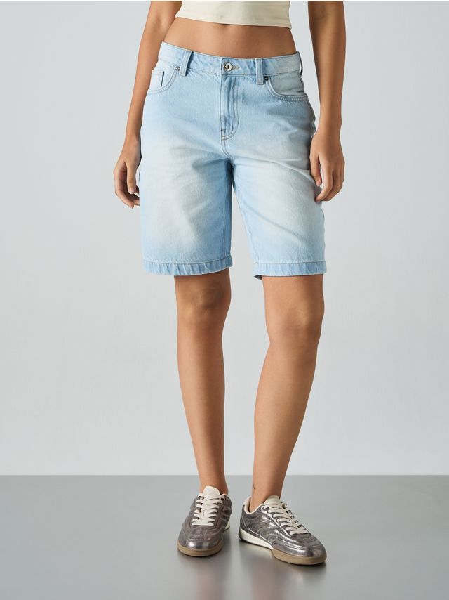 LONG DENIM BERMUDA
