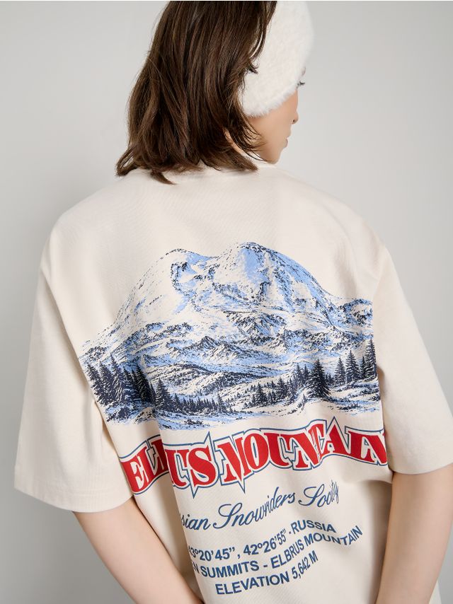 OVERSIZED GRAPHIC PRINTED T-SHIRT