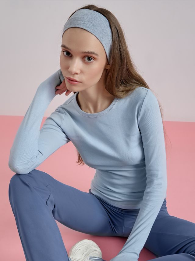 ROUND NECK LONGER LENGTH LONGSLEEVE