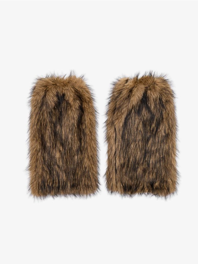 FUR EFFECT LEGWARMERS