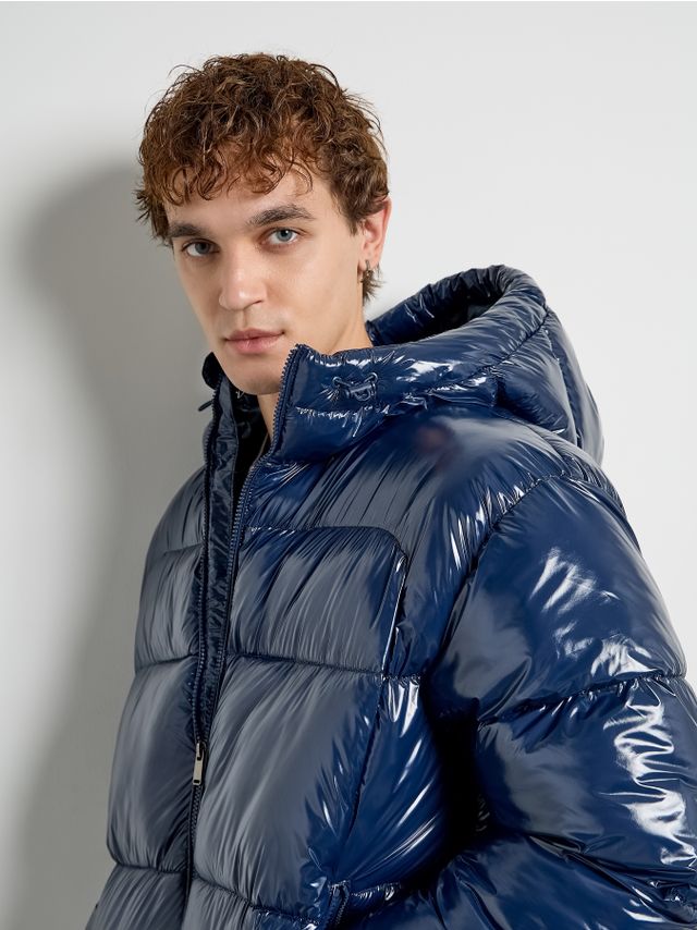 SHINY PADDED PUFFY JACKET