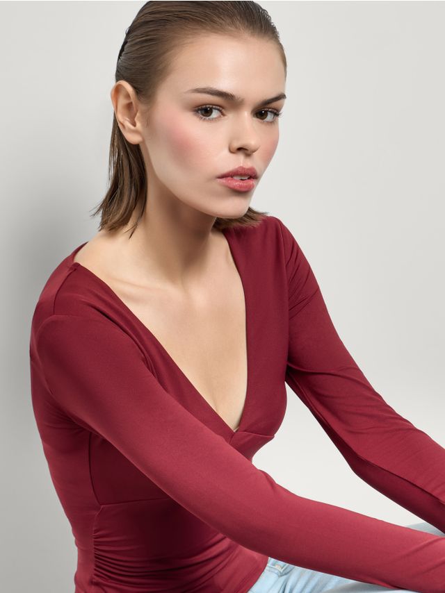 V-NECK LONGSLEEVE