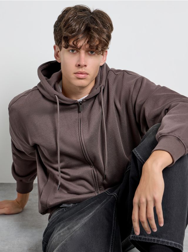 FLEECED ZIP-HOODIE