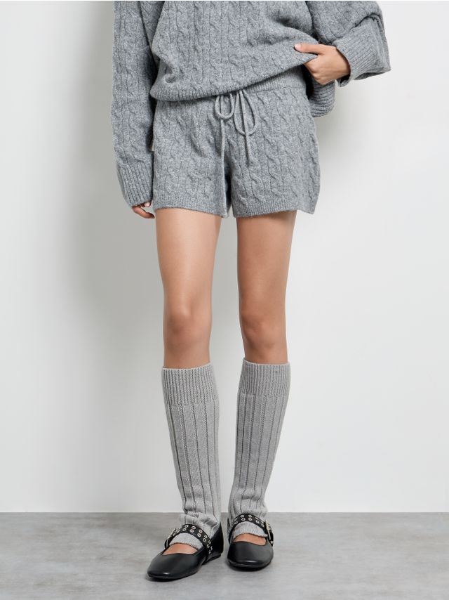 TRICOT MINI SHORTS WITH DRAWSTRING