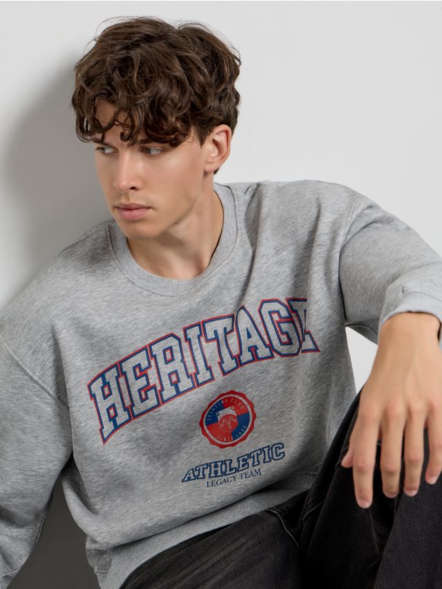 OVERSIZED PRINTED SWEATSHIRT
