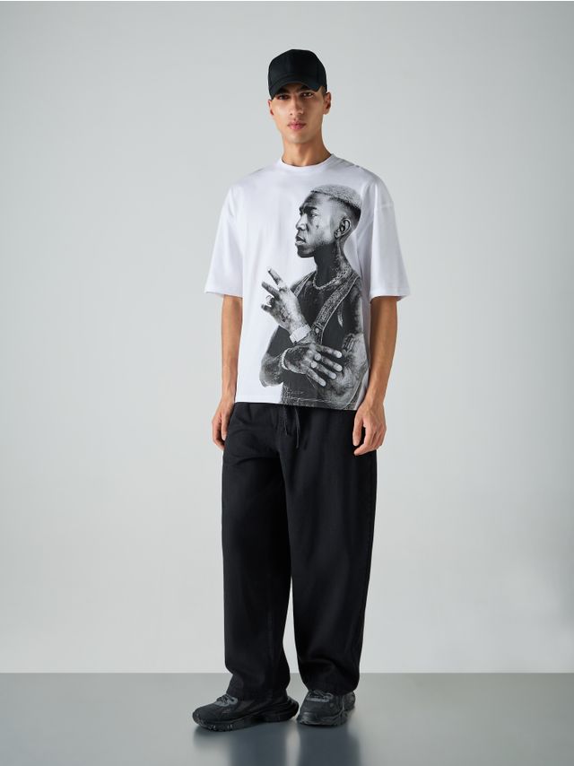 FLUID BALLOON DENIM JOGGERS