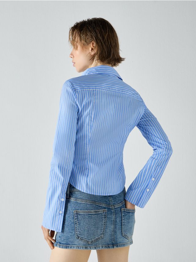 FITTED POPLIN SHIRT