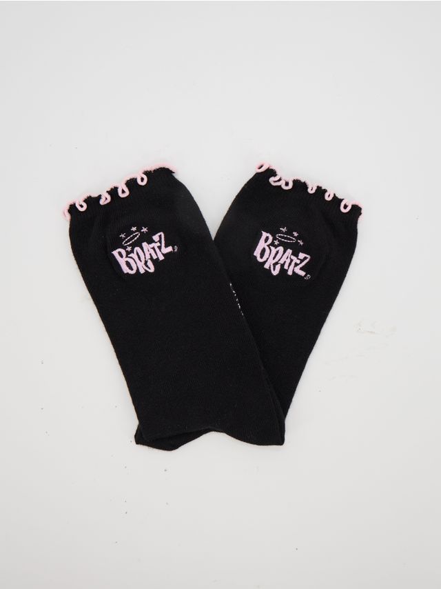 НОСКИ С ВЫШИТЫМ ПРИНТОМ ECRU x BRATZ