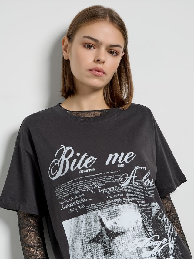 OVERSIZED PRINTED T-SHIRT