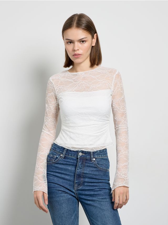 LACE FLARE LONGSLEEVE