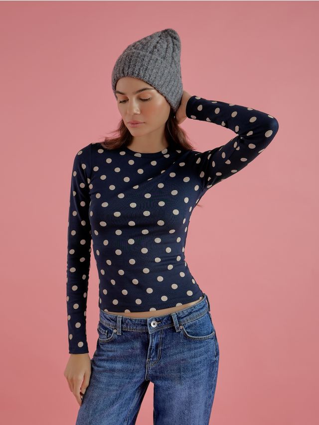 POLKA DOT LONGSLEEVE