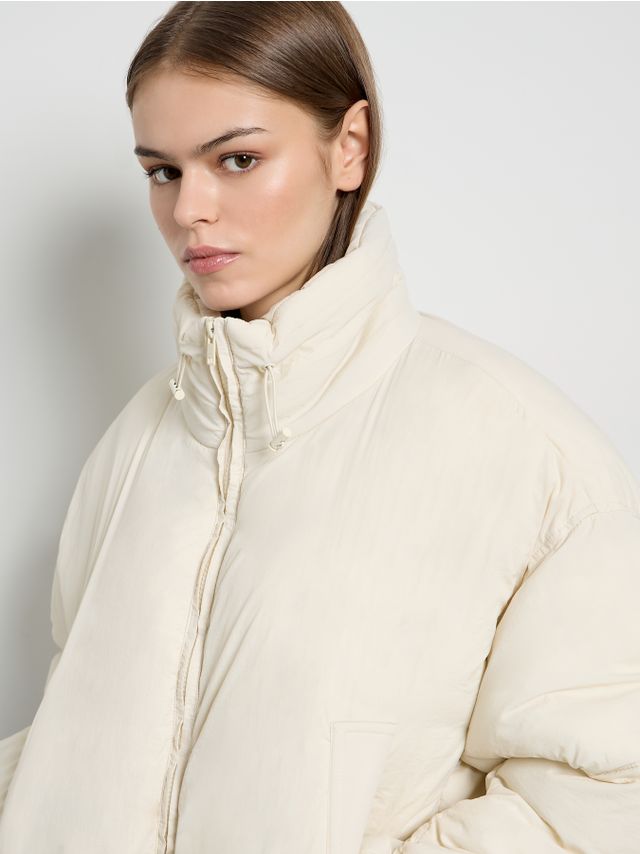 OVERSIZE UNQUILTED PUFFY JACKET