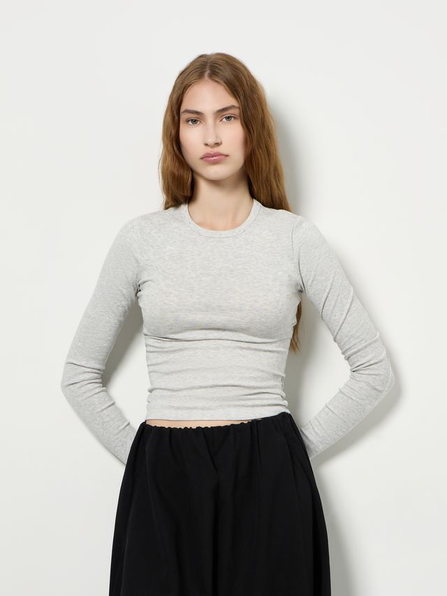 ROUND NECK LONGER LENGTH LONGSLEEVE
