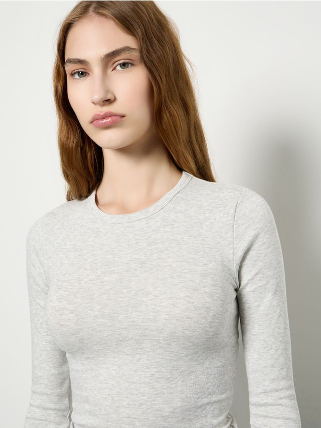ROUND NECK LONGER LENGTH LONGSLEEVE