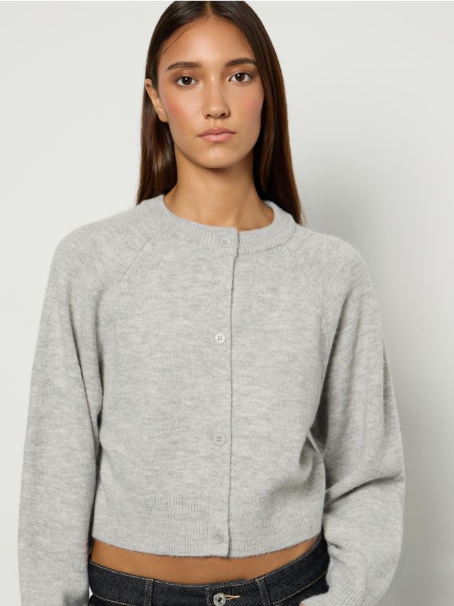 KNITTED CARDIGAN WITH BUTTONS