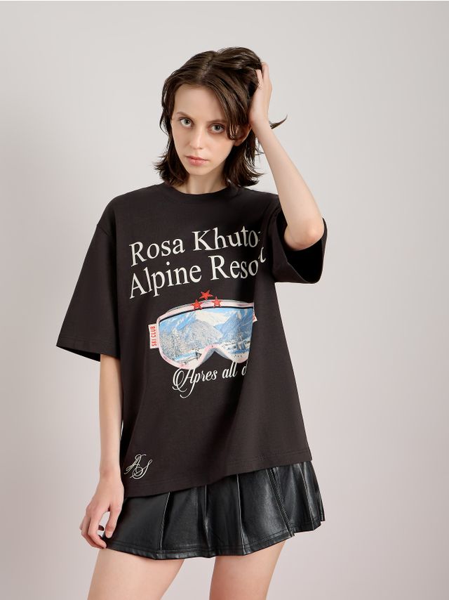 OVERSIZED GRAPHIC PRINTED T-SHIRT
