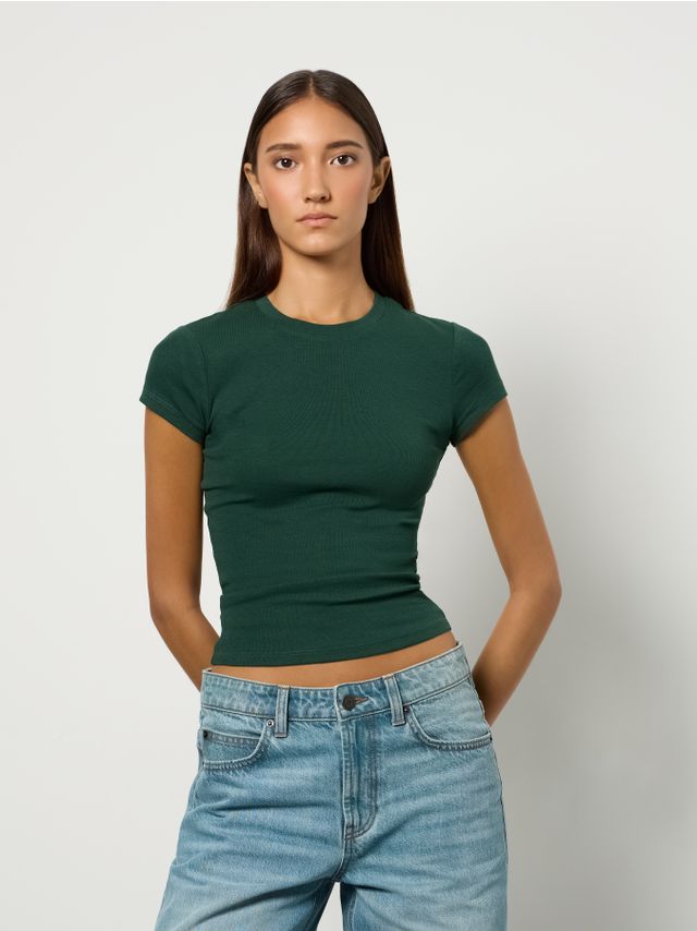 SHORT SLEEVE ROUND NECK T-SHIRT