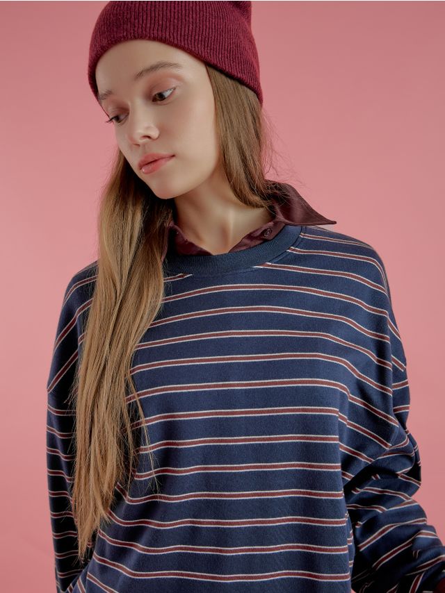 INTERLOCK STRIPED LONGSLEEVE