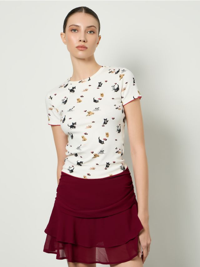 SHORT SLEEVE ALL-OVER PRINTED TEE