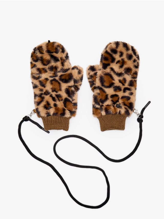 COZY FINGERLESS MITTENS WITH STRETCHY BAND