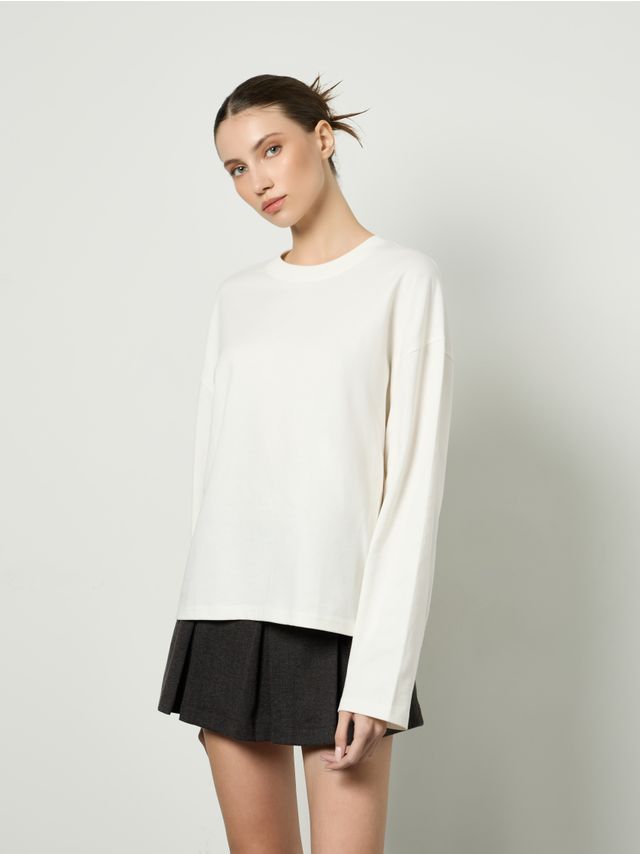 OVERSIZE HEAVY COTTON LONGSLEEVE