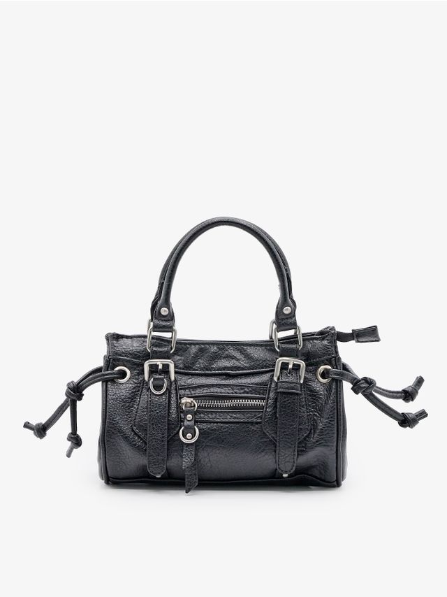 LEATHER LOOK MINI BAG