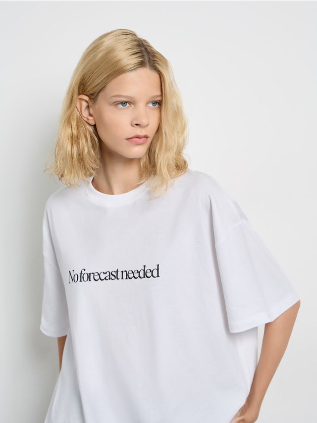 OVERSIZED BACK PRINTED T-SHIRT