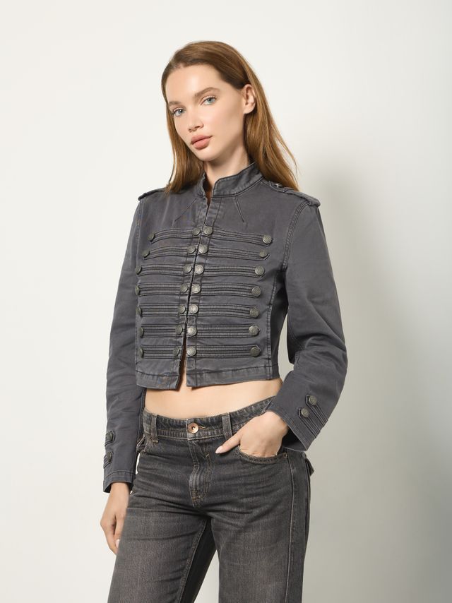 MILITARY INSPIRED TWILL JACKET